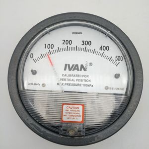 120mm Die Cast Aluminum Case Differential Pressure Gauge for Pharmaceutical