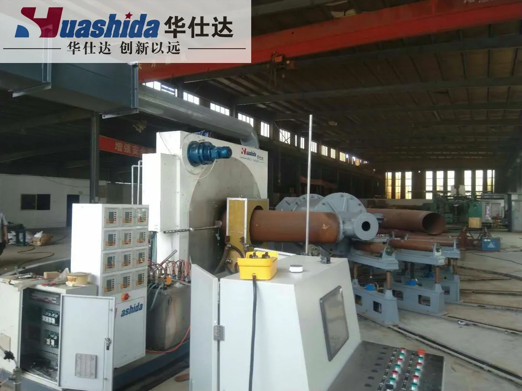 Steel Pipe Bend Elbow Derusting 3PE 3lpe Vus Anticorrosion Coating Line