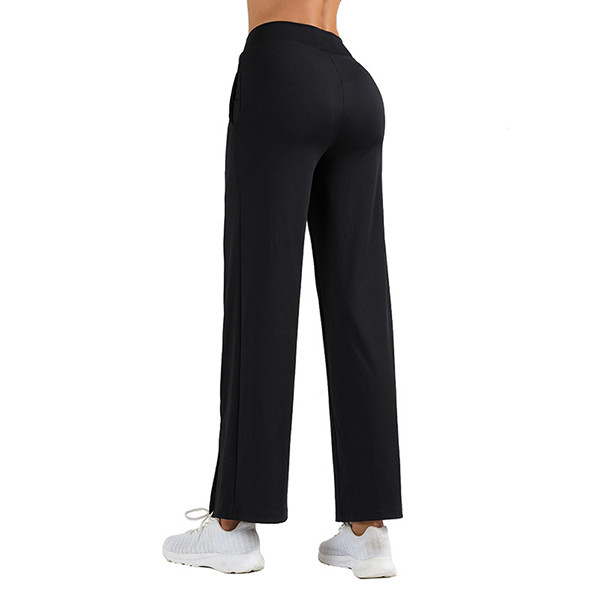 Buy Flare Yoga Pants For Women With Pockets Custom Logo at wholesale prices
