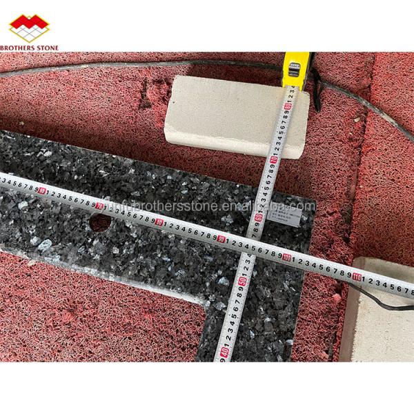 Modern Blue Granite Stone Slabs Prices for Natural Blue Pearl Countertop Renovation