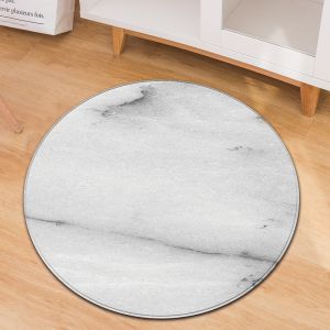 Living Room Circular Entryway Rugs Marble Pattern Office Desk Chair Mat