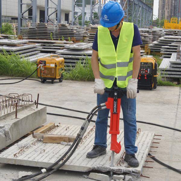 Buy Vibration Attenuation Handheld Hydraulic Breaker Impact Frequency 1500-2400rbm at wholesale prices