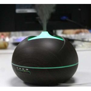 400ml Household Wood Grain Ultrasonic Essential Oil Aroma Humidifier