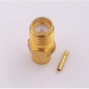 RG 405 SMA Coaxial Connector / SMA Female Connector Socket Pin Crimp