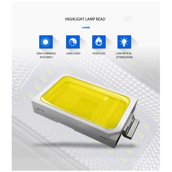 160W Integrated LED Solar Street Light Design 8 Heads Bison Type 717x357x50mm