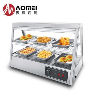 Professional Commercial Electric Food Warmer Display Showcase with Versatile