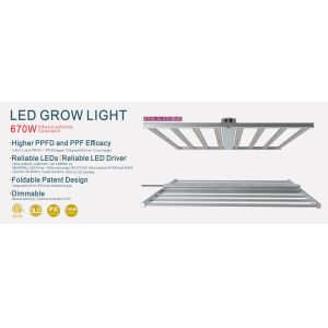 180 Degrees Folding 670W 4000k Led Plant Lights