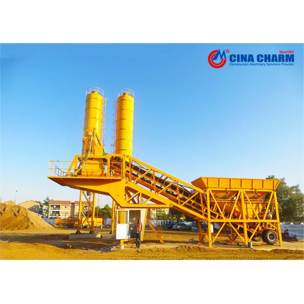 Precast Wet 0.75m3 Portable Concrete Mixing Plant Ready Mix Concrete Batching
