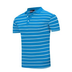 Flyita Breathable Blue Polo T Shirt 3D Embroidery Logo