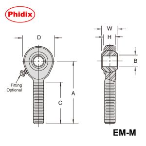 87084050 / 87084020 Metal Rod Ends