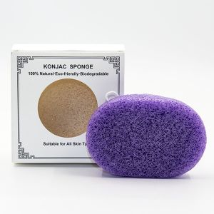 Oval Konjac Sponge Biodegradable