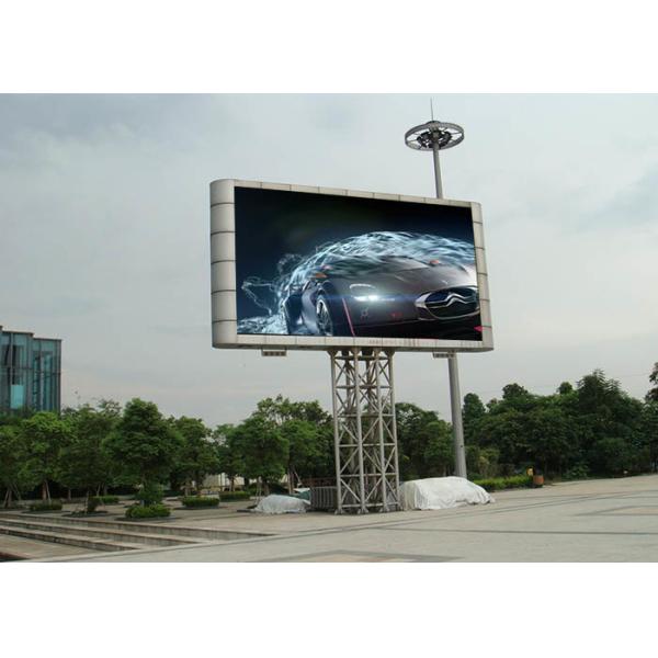 Single Pillar Type P4 Outdoor LED Displays Rgb SMD1921 HD Screen