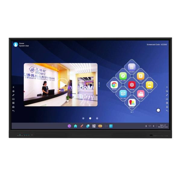 Buy Iboard YL5W-75 Brochure for Android 13.0 8G 128G 500cd/m2 With Speaker Wifi Camera And Mic For School Project Office meetings Use at wholesale prices