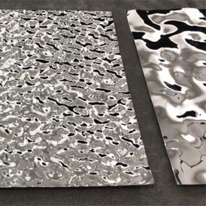 Cold Rolled Embossed Stainless Steel Sheet Panels 2B Finish Customized