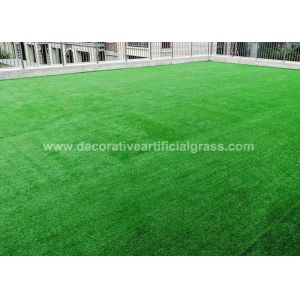 UVproof Decorative Fake Grass Lawn High Density PE + PP 30mm Geen For Rooftop
