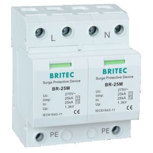 BR-25M 4P Type 1 Surge Protection Device Lightning protection varistor SPD