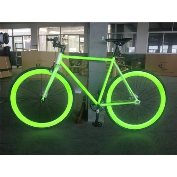 Steel Frame 700C Fixed Gear Bike Glow in Dark Fixie Gear Bicycle Fix Gear Road Bike