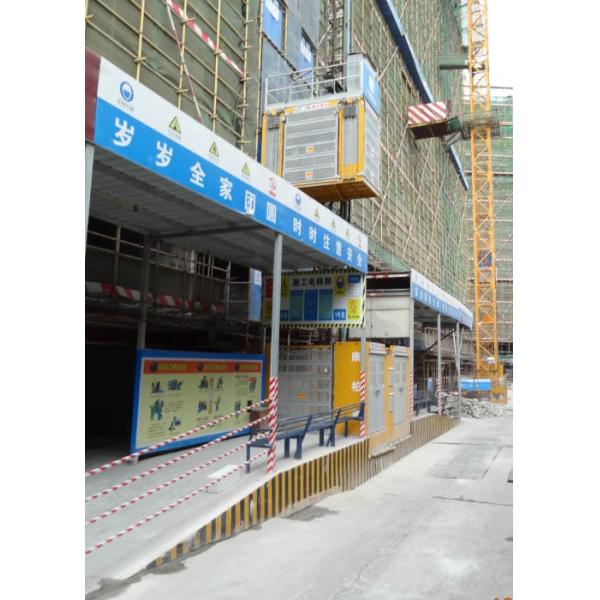 Low Starting Current Construction Passenger Lift , Rack And Pinion Elevator