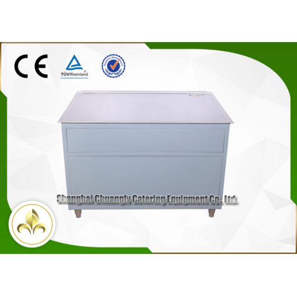 7 Seat Electric Induction Teppanyaki Grill Table Basic Configuration CE ISO9001 Certification
