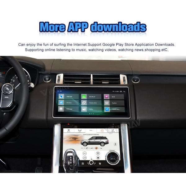 Viknav Car Radio For Land Rover Range Rover Sport L494 (2013-2017) 12.3 inch Rotating GPS Stereo Navigation Multimedia