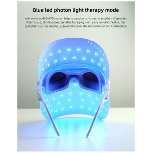 Anti Aging RED 620nm To 630nm 3 Color Facial Tightening LED Mask