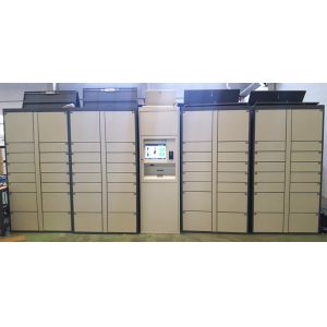 User Friendly Advanced Parcel Electronic Delivery Lockers With Barcode Scanner