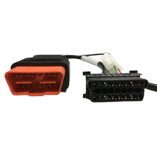 Customize Wiring Harness Car Maintenance 2 Male to 1 Female BMW 16 Pin OBD Cable