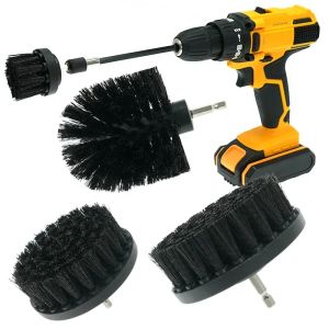 Quality Power Scrubber Cleaning Brush Attachment Set All Purpose Drill Clean Brushes Kit for sale