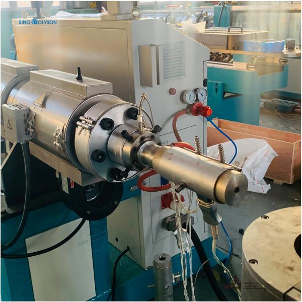 75 Rpm Screw Speed HDPE PP PVC Electrical Conduit Pipe Making Machine 22kw