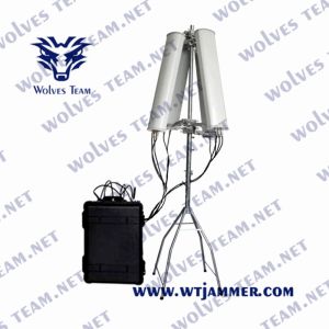 Quality UMTS WCDMA Pelican IP65 VHF UHF Jammer 900W For Military VIP Vehicle Convoy for sale