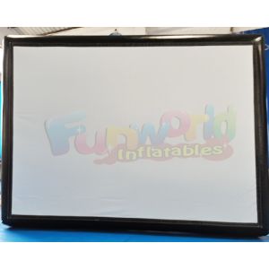 Cinema Projection Show Air Inflatable Movie Screen For Advertising
