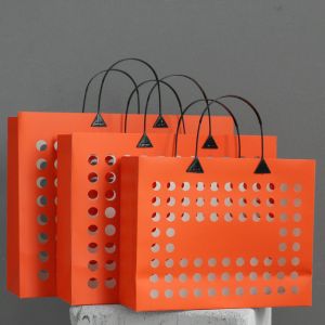 Business Shopping Gravure Printing High End Fashion Luxury Heavy Hollow Out