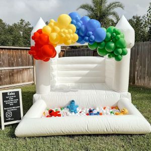 OEM Inflatable Bubble House Moon Jumping White Bouncy Castle