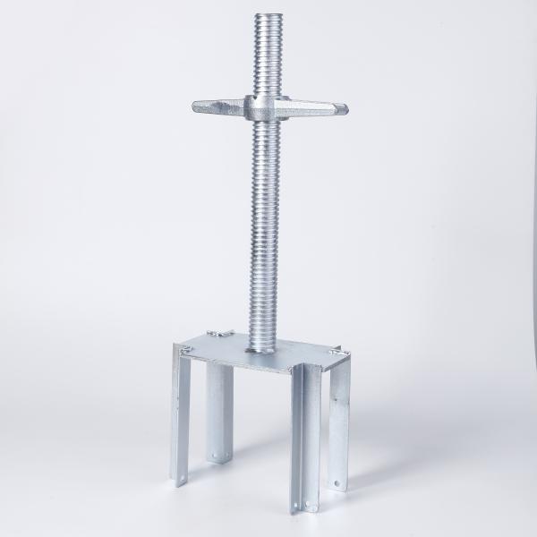 Hollow 28MM Jack Base Scaffolding Four Prong Plug System