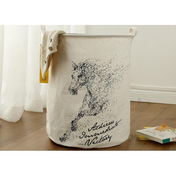 Puting Foldable washing laundry basket clothes toy storage bag large size box customized cat