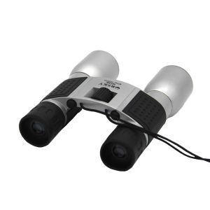 Folding Lightweight Travel Binoculars With Neck Strap , High Powered 12x32