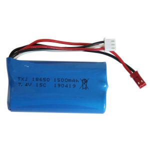 1000 Times 11.1Wh 1500mAh 7.4V Liion Battery Pack