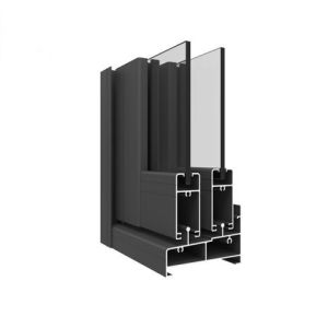 6063 Shiny Grey Powder Coated Aluminium Extrusions For Building