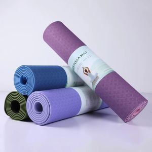 TPE Yoga Mats, Environmentally friendly mat, Soft Anti Slip Sports Fitness,