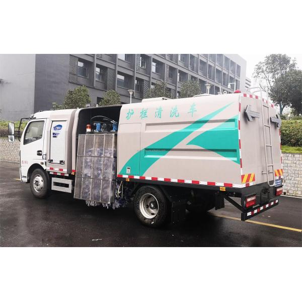 Eco-Friendly Pure Electric Guardrail Cleaning Vehicle 18000 Gross Vehicle Weight for Seamless Highway Barrier Maintenance