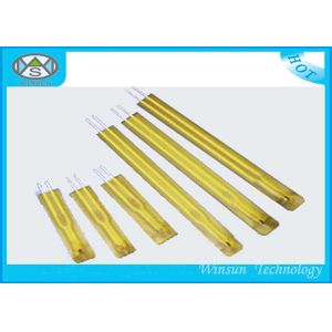 Yellow Film Sealed NTC Thermistor With Enameled Wire 50K Ohm 100K Ohm / R