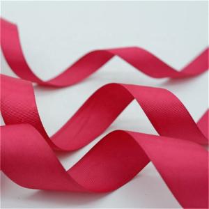 China Fancy Patterned Grosgrain Ribbon , Solid Color Custom Printed Grosgrain Ribbon on sale
