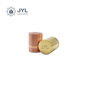 Zinc Alloy Perfume Caps Arabian Style Cylinder Shape Public Mold