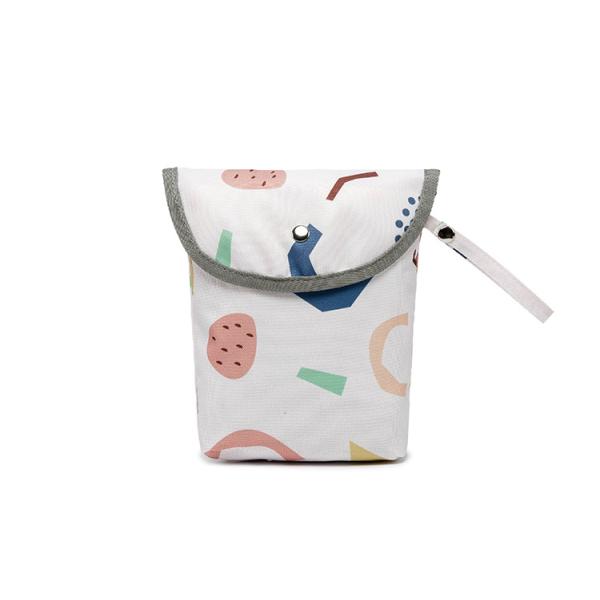 Wholesale Infant Cloth Toilet Diaper Bag Mini Waterproof Wet Dry Package for Baby Nappy Pouch Reusable Bag