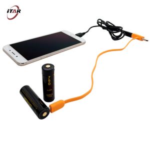 14500 Li Ion Rechargeable Batteries 1100mAh With 500 Cycles Life