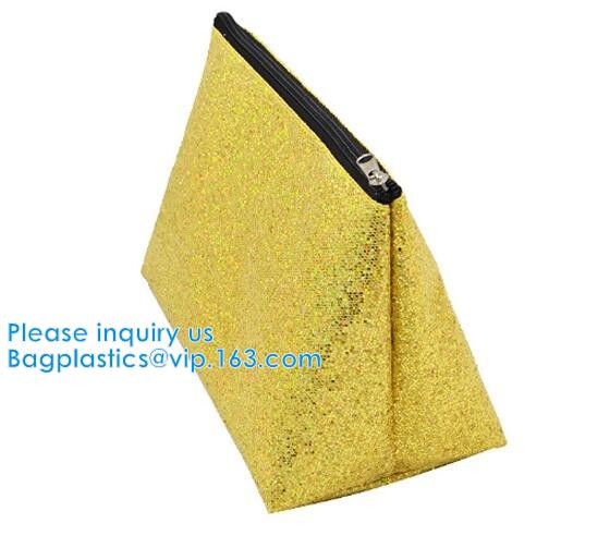 Biodegradable Beach Makeup Cosmetic Bag Vinyl Transparent Clear PVC Zipper Tote