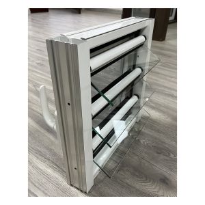 China Standard Most Popular Jalousie Window and Aluminum Louver Window Glass on sale