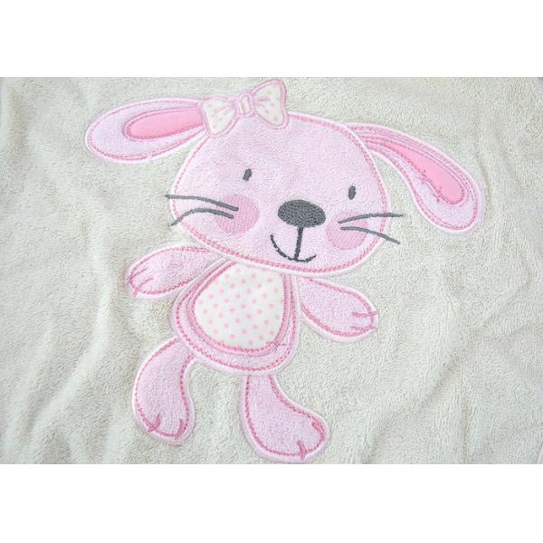 Cosy Woven Toddler Girl Bathrobe , 100% Baby Cotton Bathrobe Skin Friendly