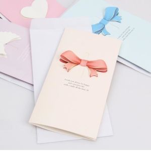 Cardboard Personalised Printed Cards 8x16cm Folding For Congratulating Greeting