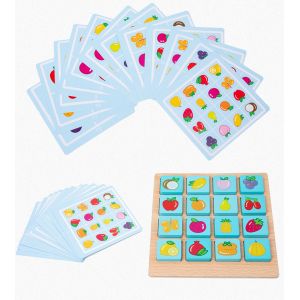 ODM Children'S Montessori Wooden Puzzle Board Game